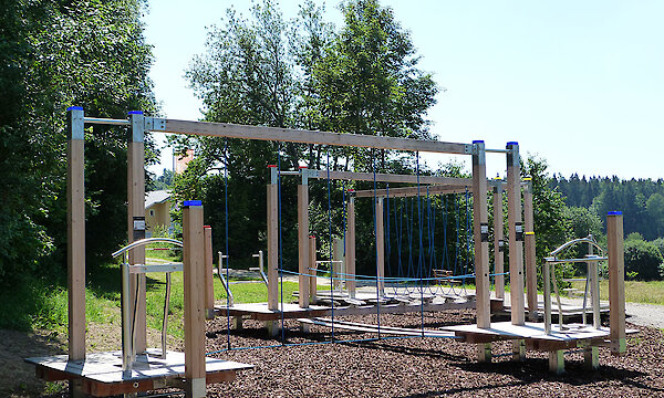 Spielplatz am Badesee in St. Oswald Bayerischer Wald